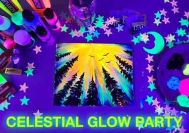On Demand: Celestial Glow Party Blacklight Forest with ArtLab MTL
