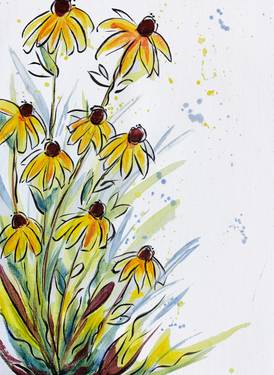 A Blooming Cone Flowers experience project by Yaymaker