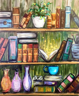 Create Your Own Bookshelf - Paint and sip event at Celebrations  in Lindsay, ON - PaintNite.com