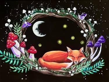 A Dreamy Fox Wreath experience project by Yaymaker