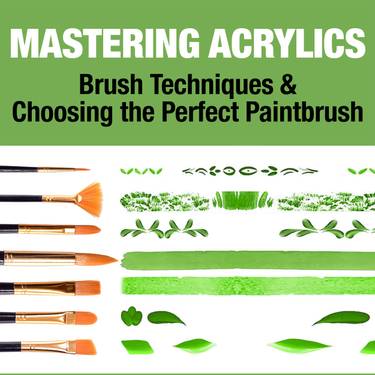 A Brush Techniques  Choosing the Perfect Paintbrush experience project by Yaymaker