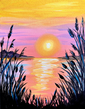 Radiant Sunset View - Paint and sip event at Mariner Brewing in Coquitlam, BC - PaintNite.com