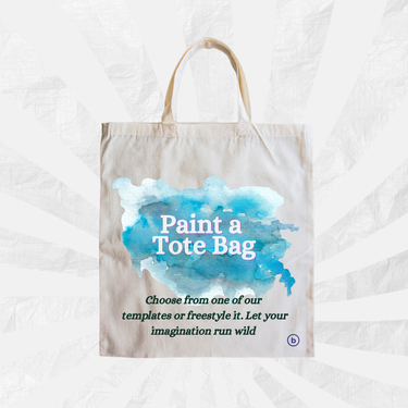 A Paint a Tote bag  experience project by Yaymaker