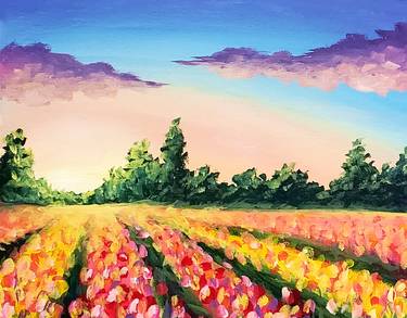 A Sunset Tulip Meadow Symphony experience project by Yaymaker