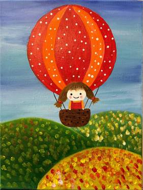 L’aventure en montgolfière de Lily/Lily’s Balloon Adventure - Paint Nite event in Saintjeansurrichelieu, QC