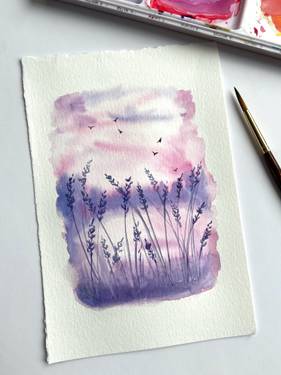 A Watercolor Dreamy Landscape experience project by Yaymaker