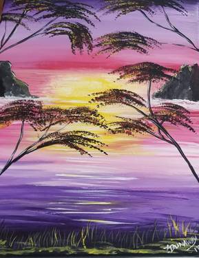 A Pink and Purple Sunset experience project by Yaymaker