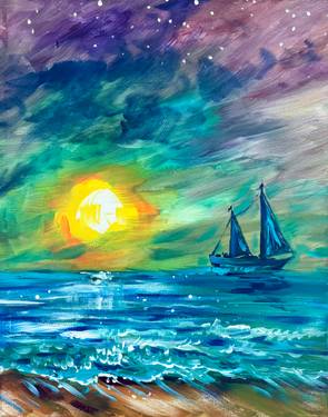 Into the Mythic  - Paint and sip event at Florence Street Park in Ottawa, ON - PaintNite.com