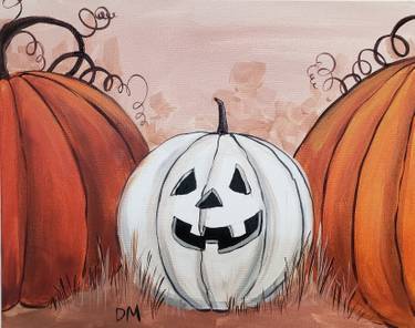 Cozy Pumpkin trio - Paint and sip event at Lord Hobo Brewing Company in WOBURN, MA - PaintNite.com