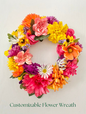 A Customizable Flower Wreath experience project by Yaymaker