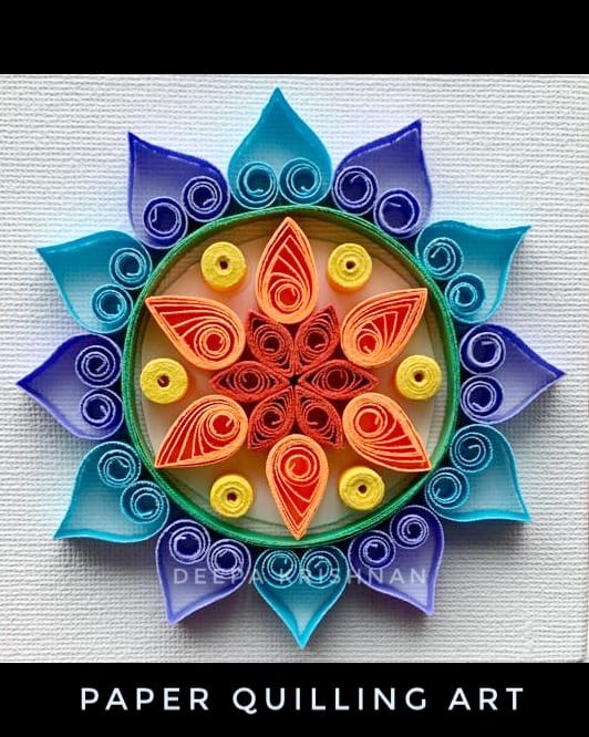 A Mandala  Paper Quilling experience project by Yaymaker