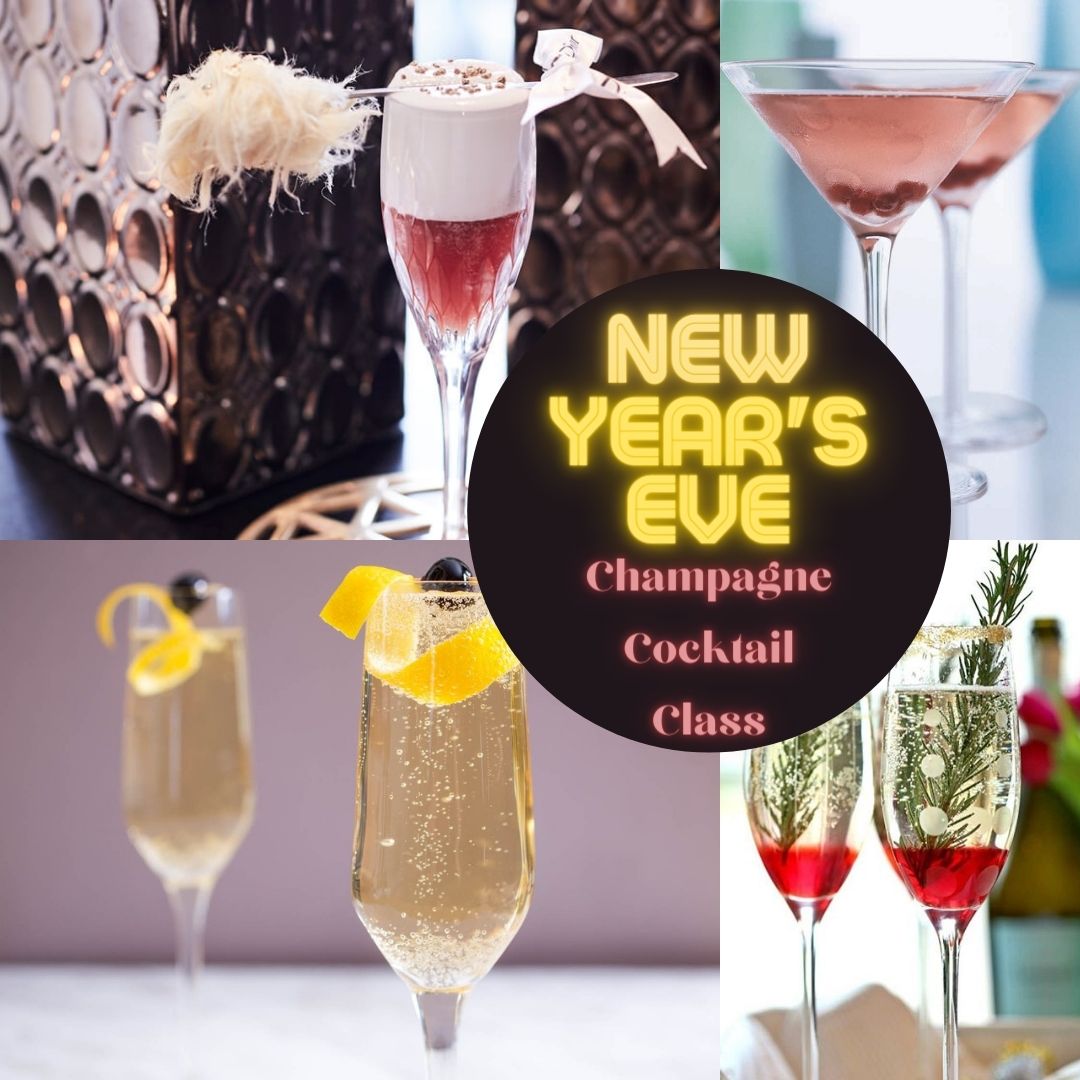 A Champagne Cheers to New Years Cocktail Class experience project by Yaymaker