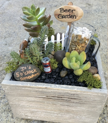 A BEER GARDEN plant nite project by Yaymaker