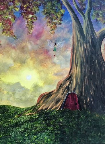A Fairy Tree paint nite project by Yaymaker