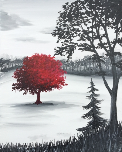 A The Red Tree paint nite project by Yaymaker
