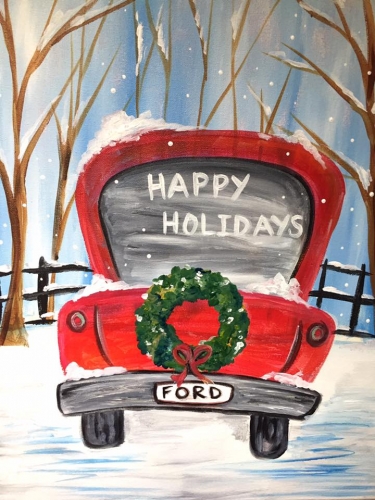 A Christmas Vacation paint nite project by Yaymaker