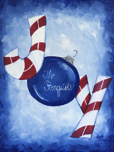 A Peppermint Joy paint nite project by Yaymaker