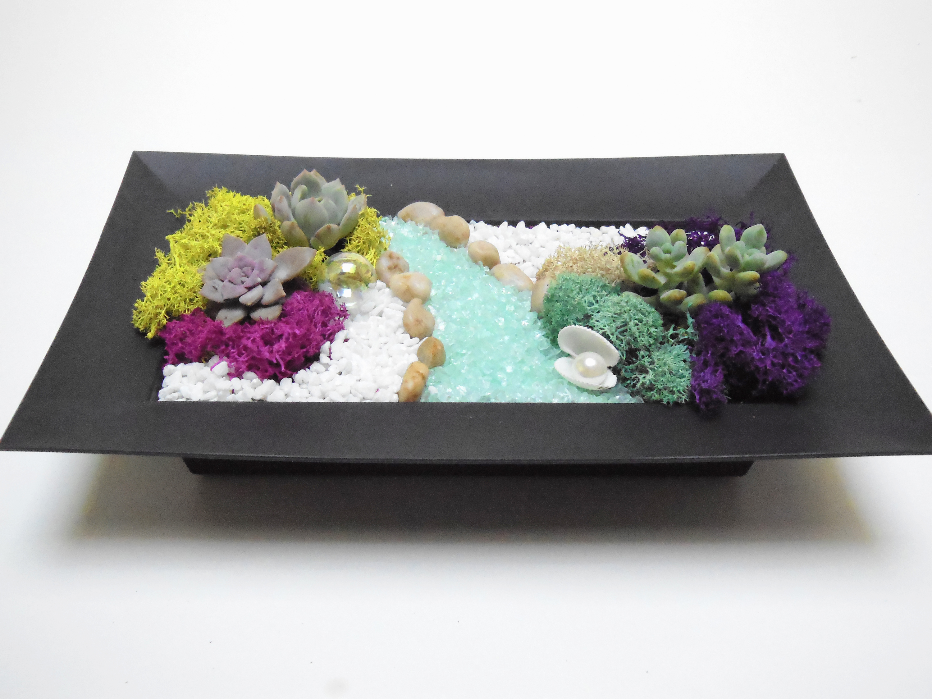 A Secret Garden  Rectangular Tray plant nite project by Yaymaker