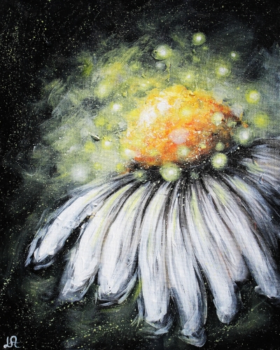 A Enchanted Daisy paint nite project by Yaymaker