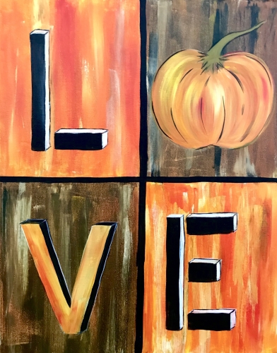 A Love Fall paint nite project by Yaymaker