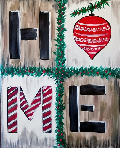 A HOME XMAS paint nite project by Yaymaker