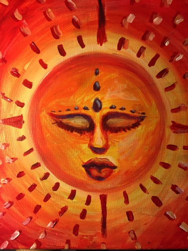 A Sun God paint nite project by Yaymaker