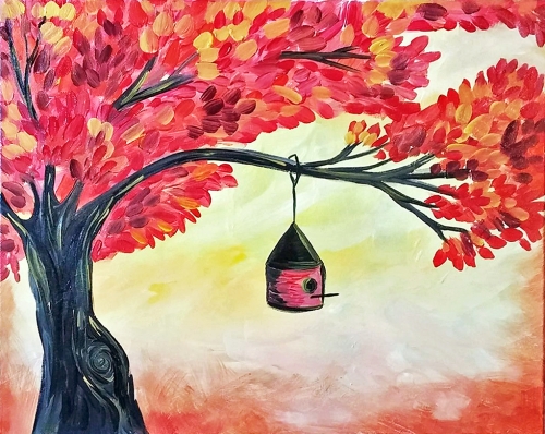 A Under the Red Maple paint nite project by Yaymaker
