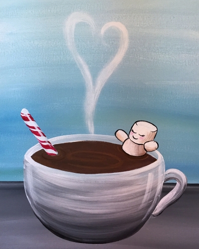 A Cocoa and Chill paint nite project by Yaymaker
