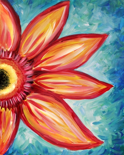 A Blazing Daisy paint nite project by Yaymaker