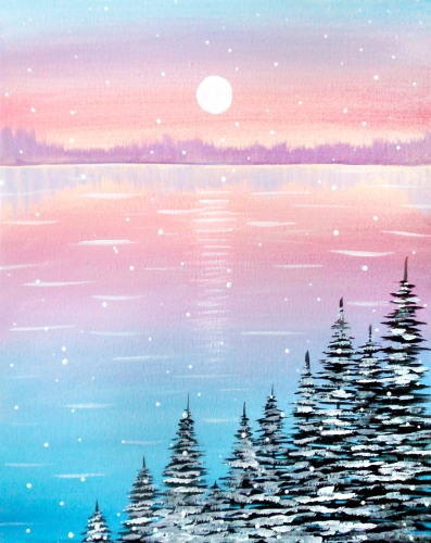 A The Winter Lookout paint nite project by Yaymaker