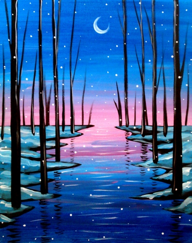 A Chilly River paint nite project by Yaymaker