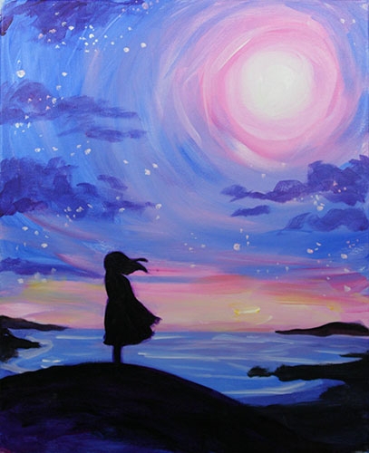 A Ocean Dreaming paint nite project by Yaymaker