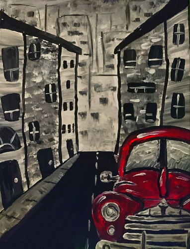 A Vintage Red II paint nite project by Yaymaker