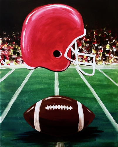 A Ready for Football Season paint nite project by Yaymaker