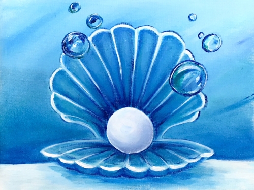 A Mother of Pearl paint nite project by Yaymaker