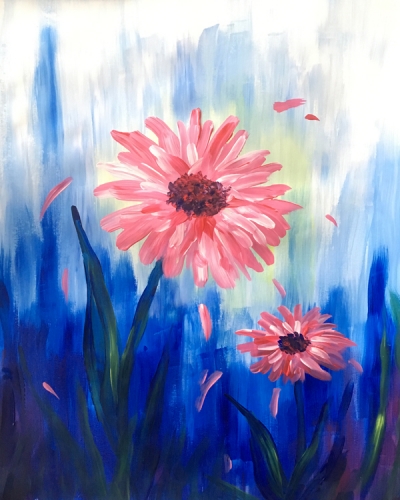 A Petals Pink paint nite project by Yaymaker