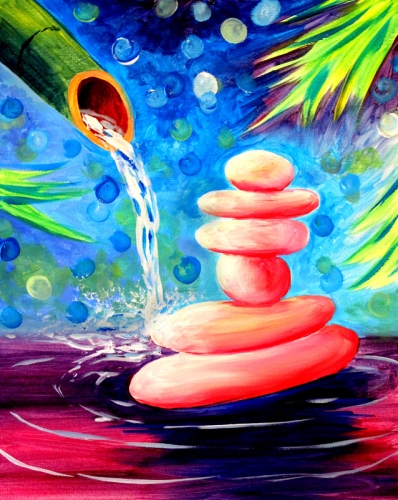 A Mystical Zen paint nite project by Yaymaker
