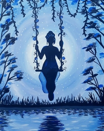 A Swing Goddess paint nite project by Yaymaker