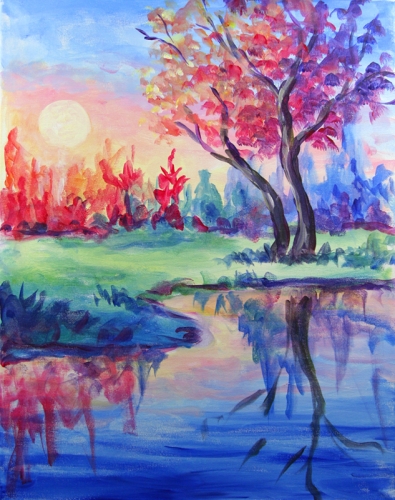 A Dawn of Color paint nite project by Yaymaker