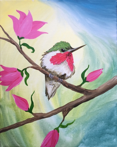 A Chubby Hummer paint nite project by Yaymaker