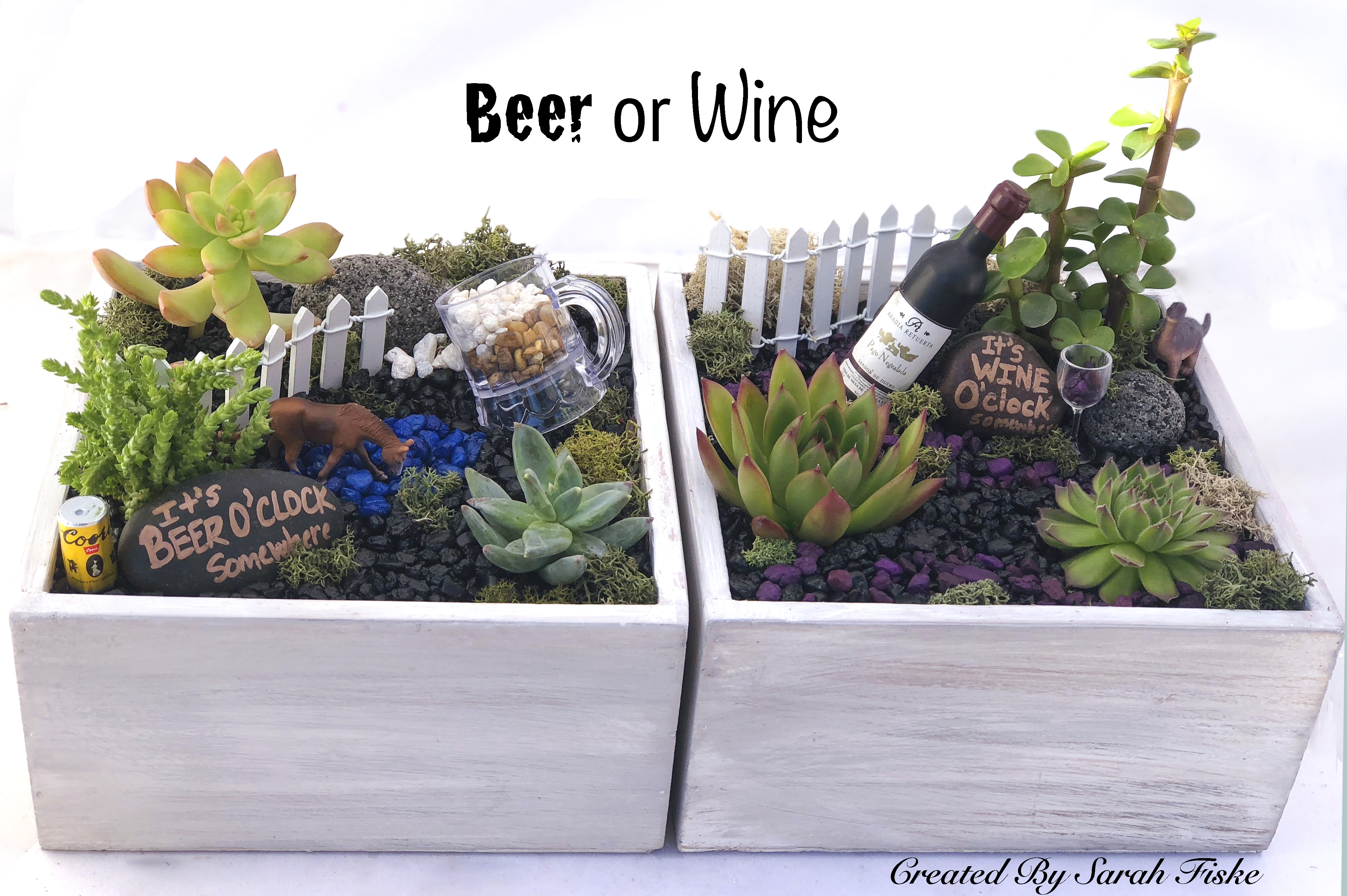 A Beer or Wine OClock Somewhere plant nite project by Yaymaker