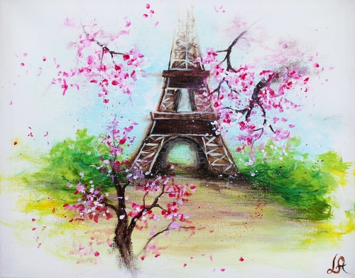 A Dreaming Of Paris II paint nite project by Yaymaker