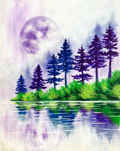 A Serene Reflections paint nite project by Yaymaker