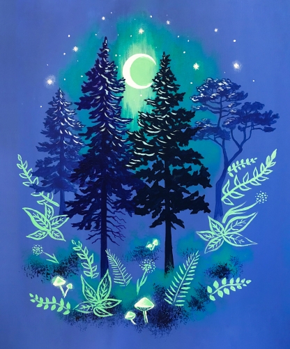 A Enchanted Woods paint nite project by Yaymaker