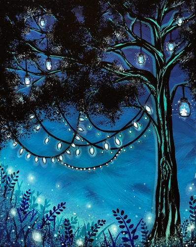 A Tree Light paint nite project by Yaymaker