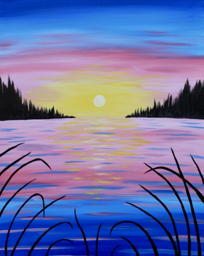 A Peaceful View paint nite project by Yaymaker