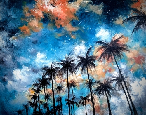 A Cali Vibes paint nite project by Yaymaker