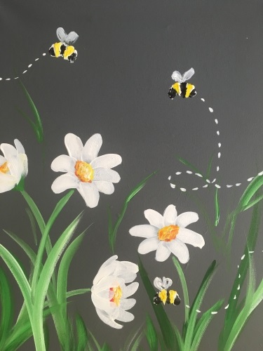 A Buzzy Bee paint nite project by Yaymaker