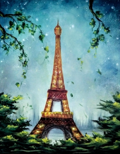 A Enchanted Paris II paint nite project by Yaymaker