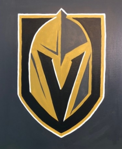 A Vegas Golden Knights paint nite project by Yaymaker